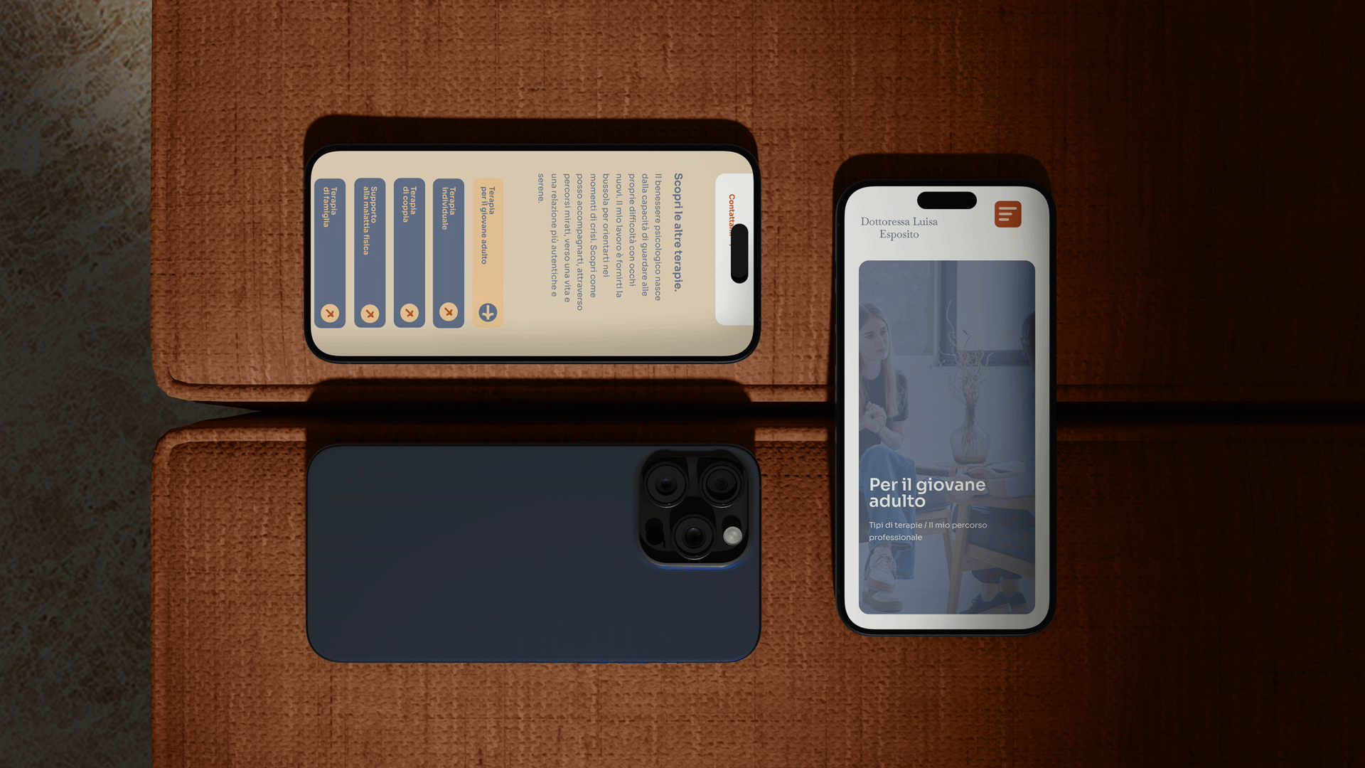 mockup on sofa